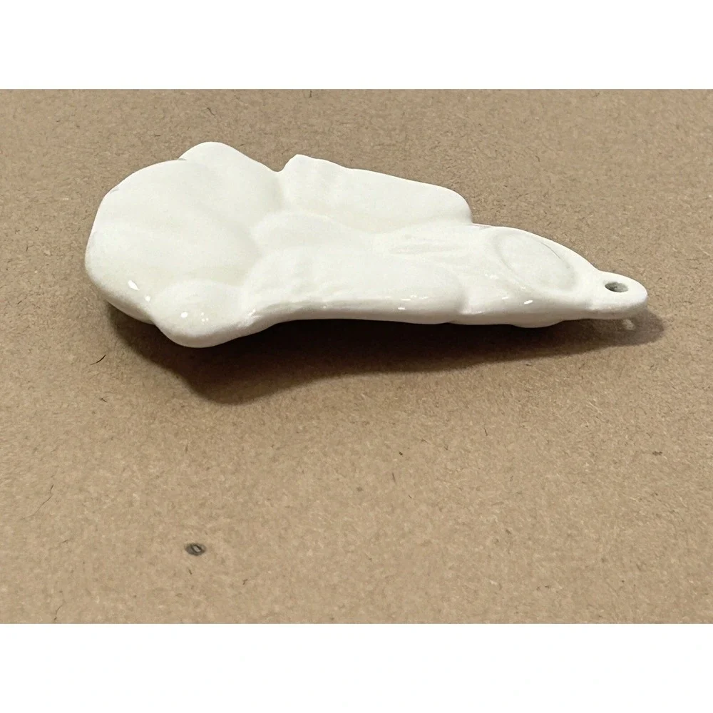 Vintage‎ angel sitting on cloud Christmas tree holiday ceramic 3